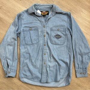 Harley-Davidson woman’s Blue Denim Shirt